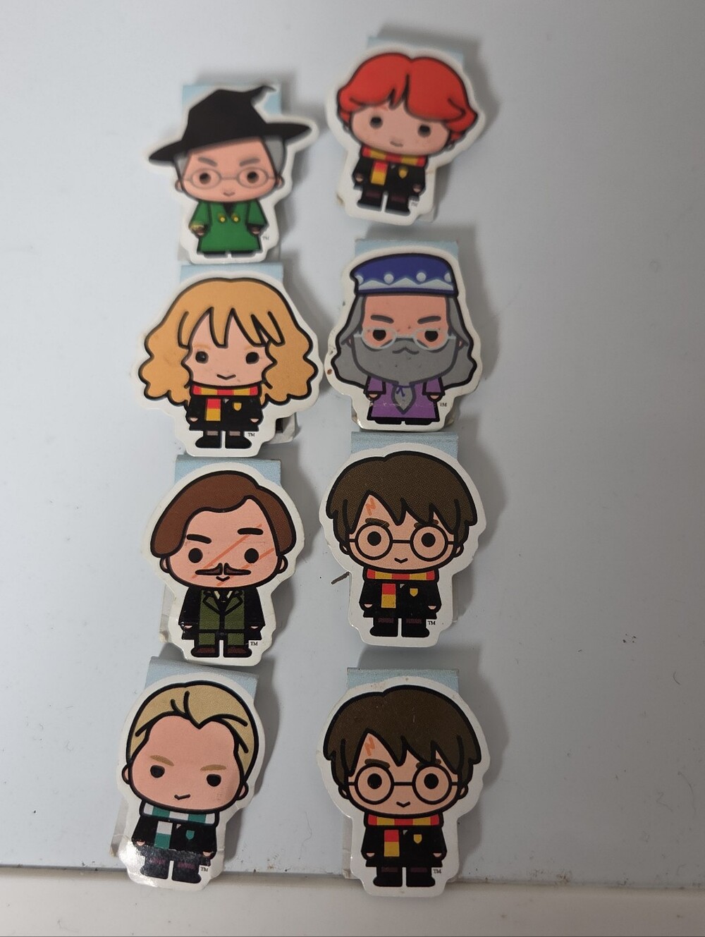 Harry Potter Magnetic Magnet Bookmarks Hogwarts Set Of 8